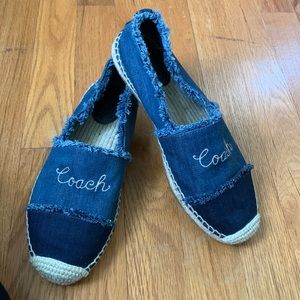 Coach Slip Ons Size 7.5